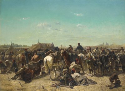 Encampment by Adolf Schreyer